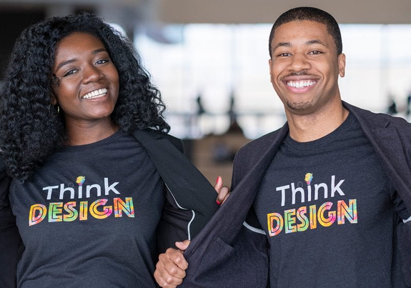 Marvin Harris, Jr. (2Y 2021) and Hannah Anokye (MMM 2021), co-presidents of Innovation and Design Association, share how design can challenge anti-Black racism.