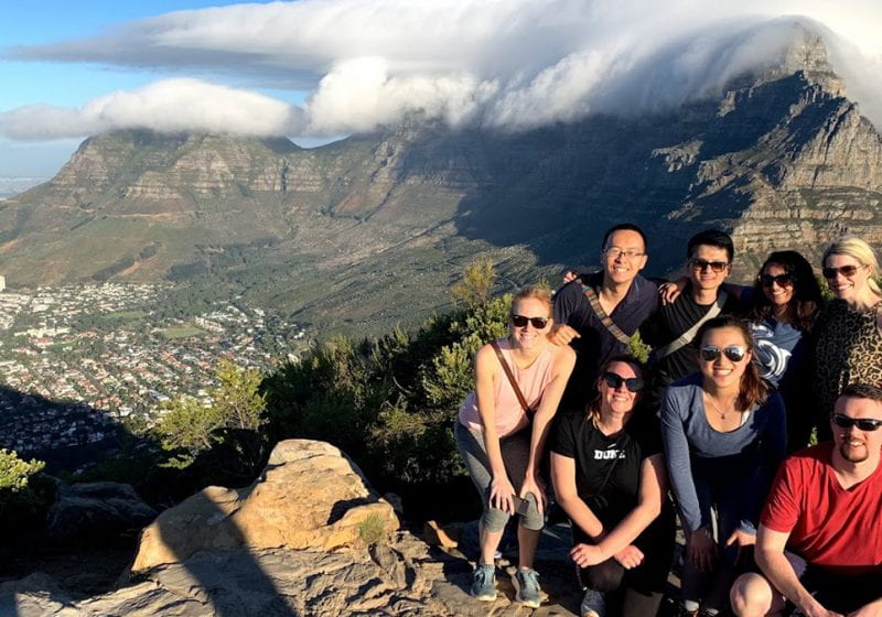 Kellogg students on the GIM social impact trip to South Africa.