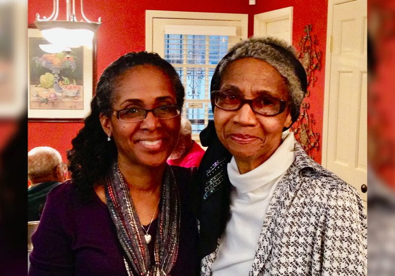 Professor Brenda Ellington Booth with her mother